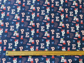 Peppa Pig Letters Cotton Fabric